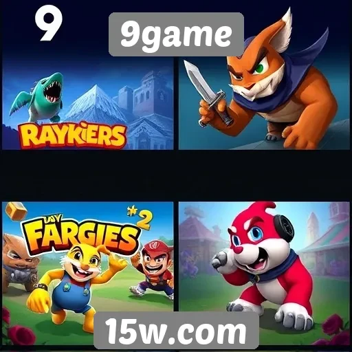 Comparativo de jogos populares disponíveis no 9game